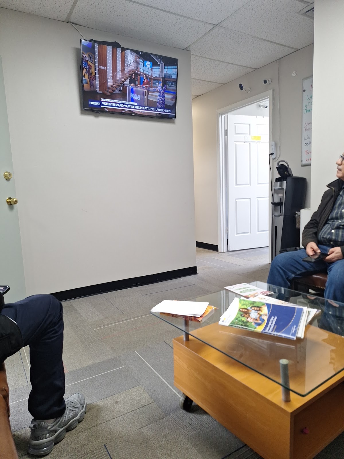 Client consultation area at El Mouqaiss where Mohamed helps maximize refunds